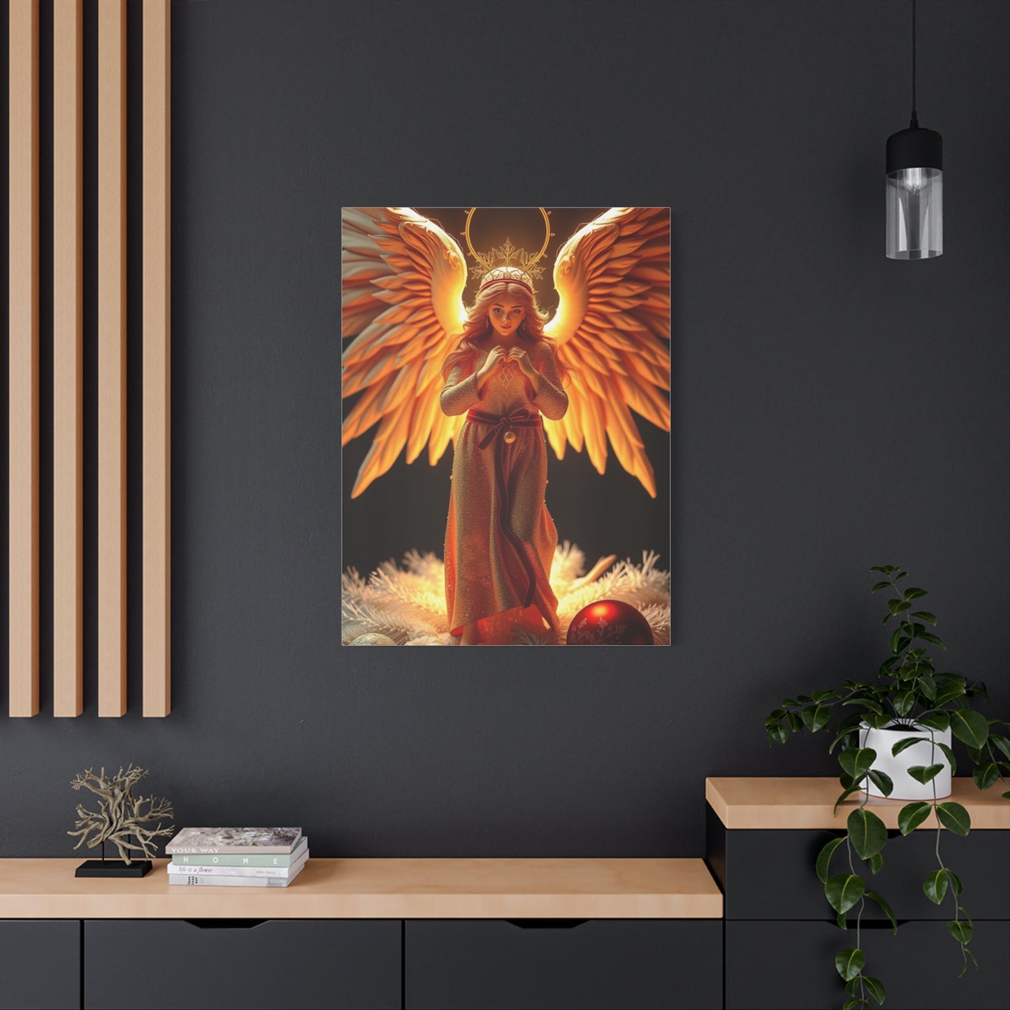 Elite Christmas Angel Art Vision Wall Art & Canvas Print