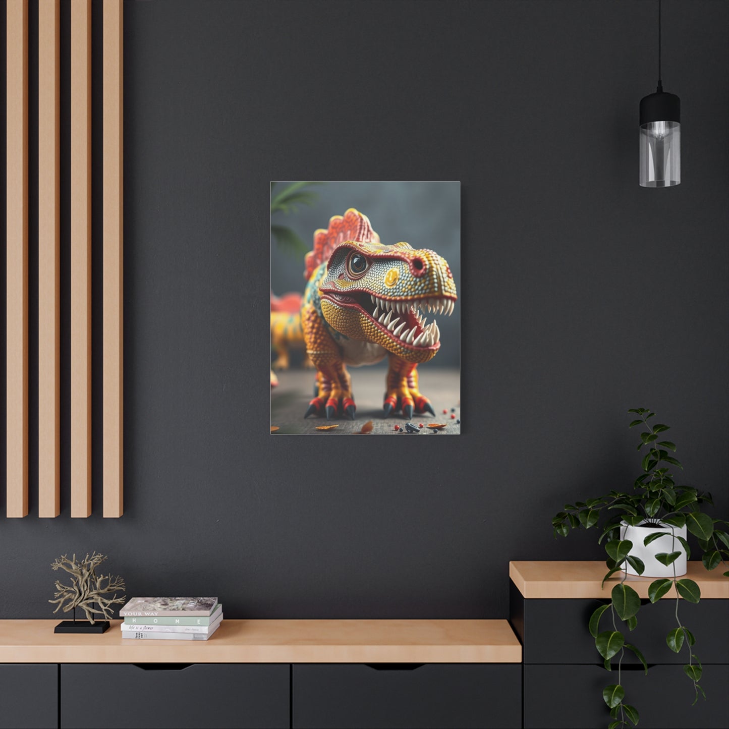 Kid’s Dinosaur Art Luxury Canvas Wall Art & Canvas Print
