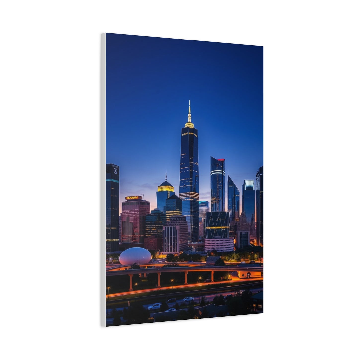 Houston Skylines Art Luxury Canvas Wall Art & Canvas Print