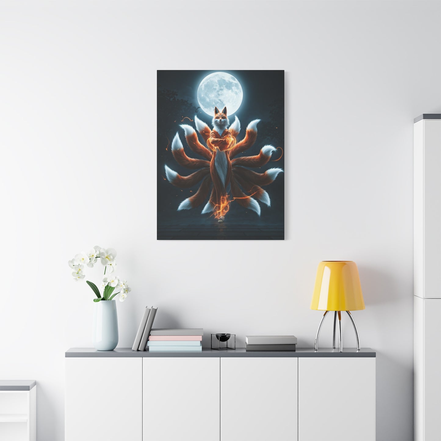 Lunar Fox Spirit Wall Art & Canvas Prints