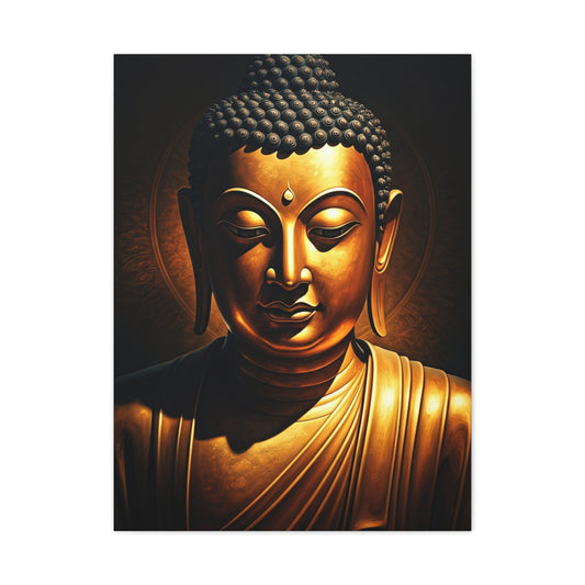 Candlelit Buddha Tranquility Wall Art & Canvas Prints