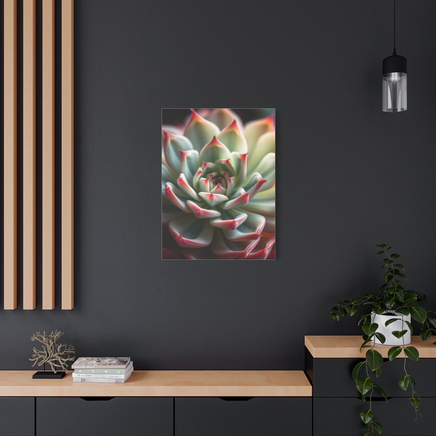 Succulent Art Refined Canvas Wall Art & Canvas Print
