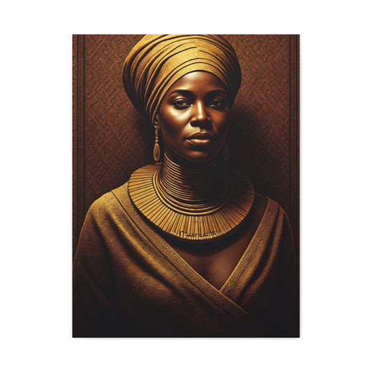 Bronze Heritage Queen Portrait Wall Art & Canvas Prints