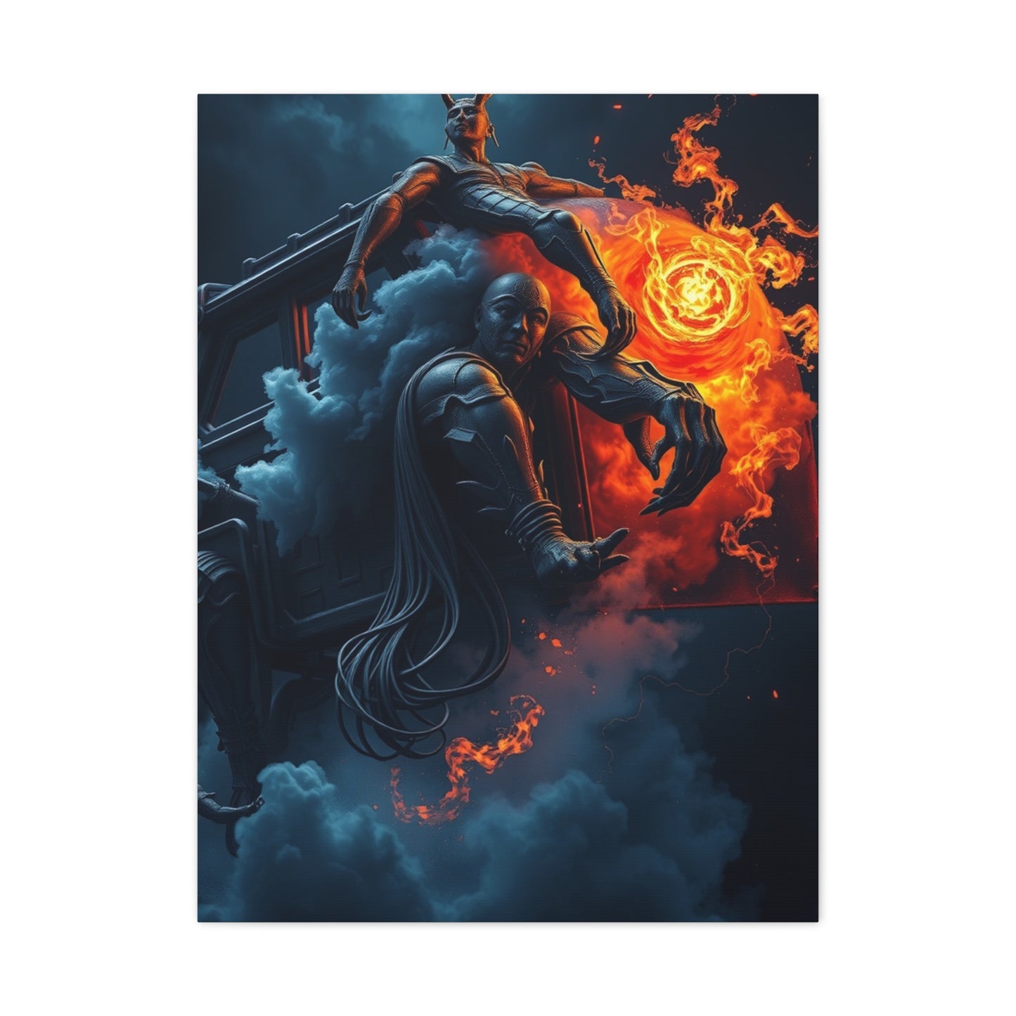 Eclipse of Turbulence Canvas