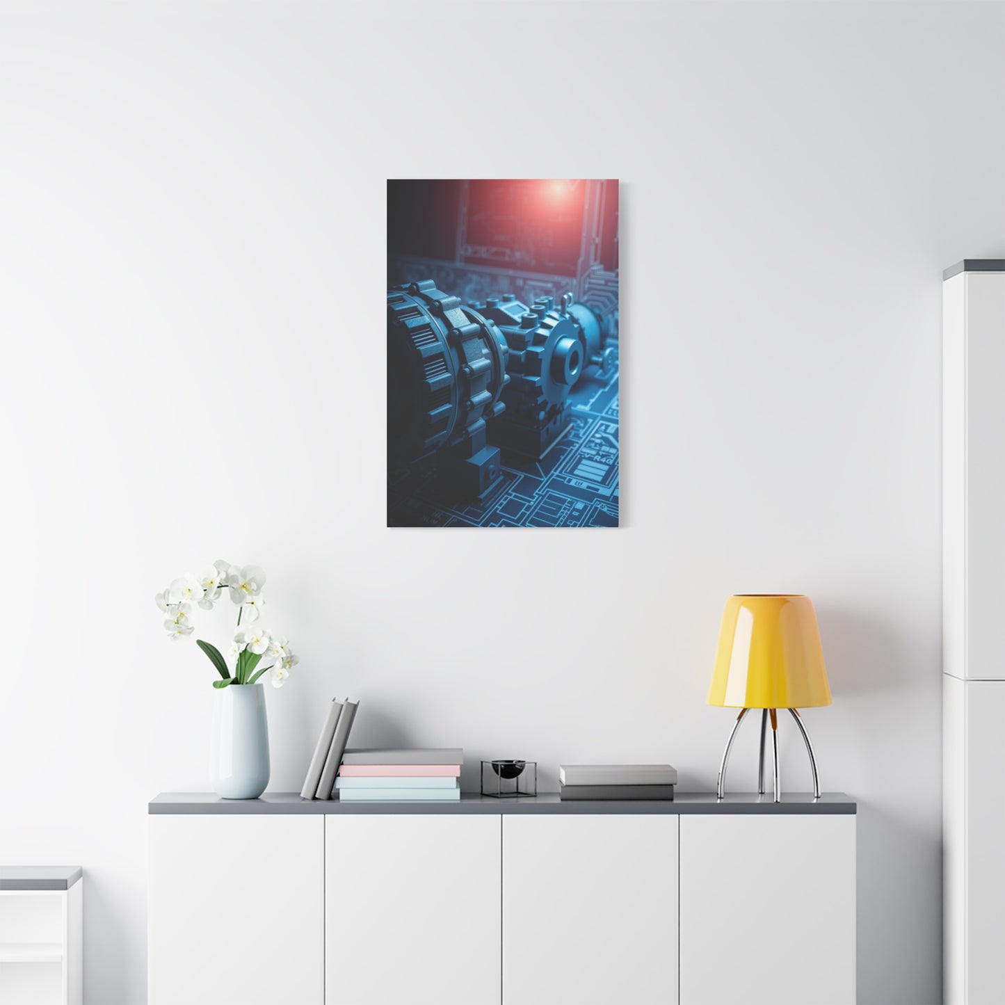 Supreme Engineering & Machinery Blueprints Art Collection Wall Art & Canvas Print
