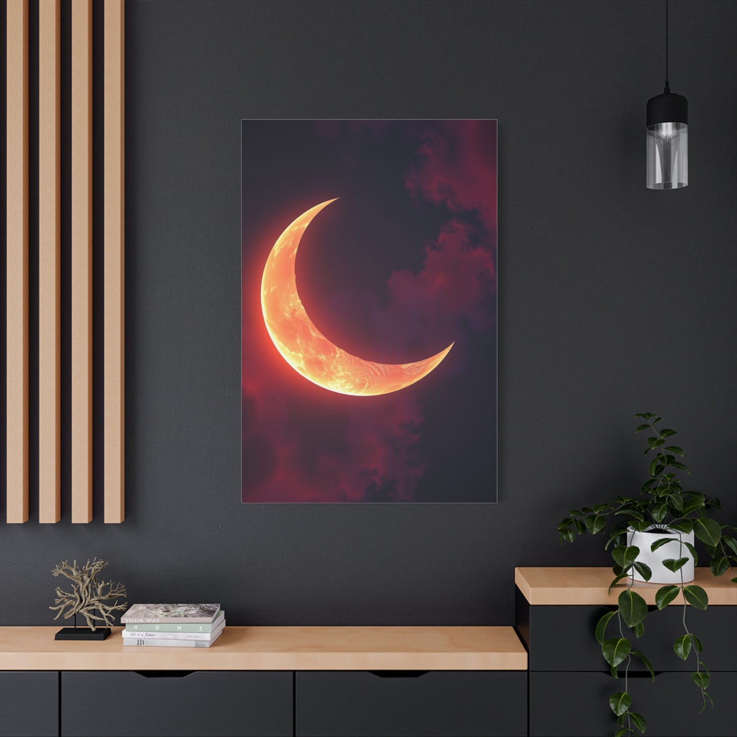 Elite Crescent Moon Art Vision Wall Art & Canvas Print