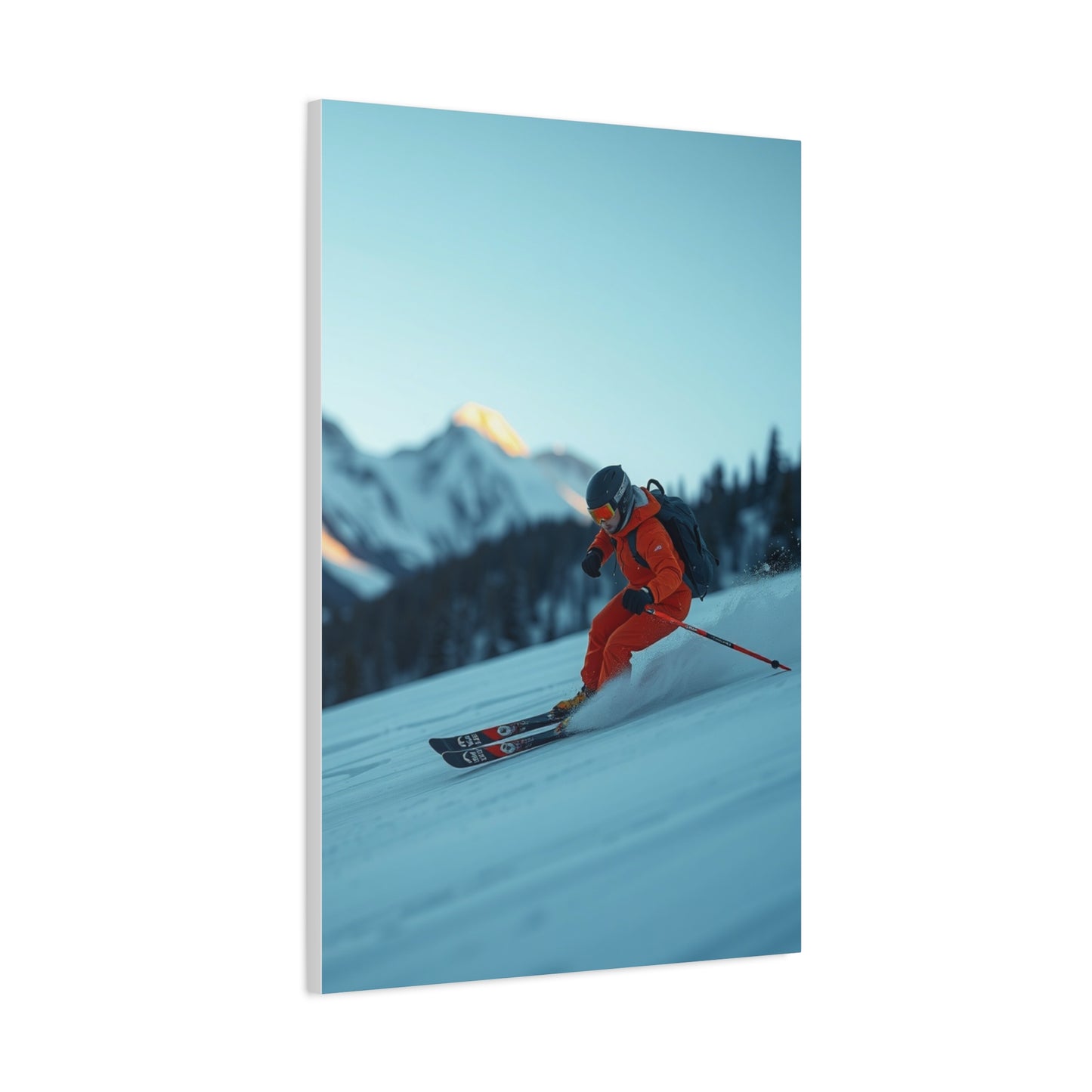 Masterpiece Skiing Art Vision Wall Art & Canvas Print