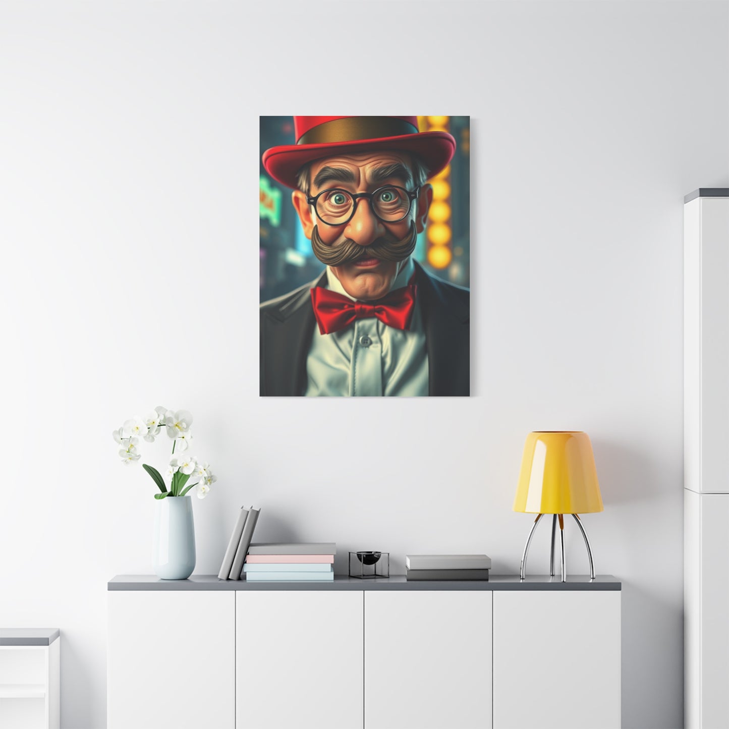 Collection Rich Uncle Pennybags Art Art Wall Art & Canvas Print