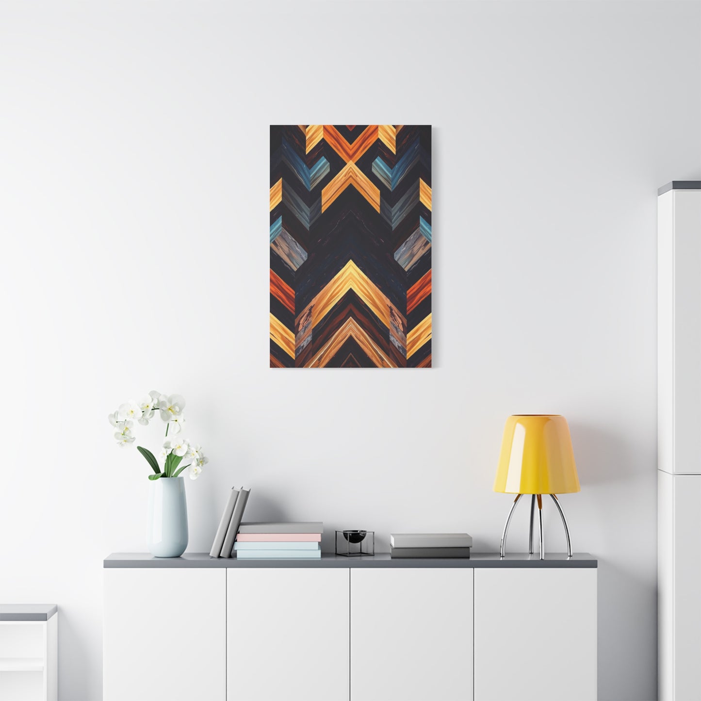 Vision Chevron Pattern Art Art Wall Art & Canvas Print