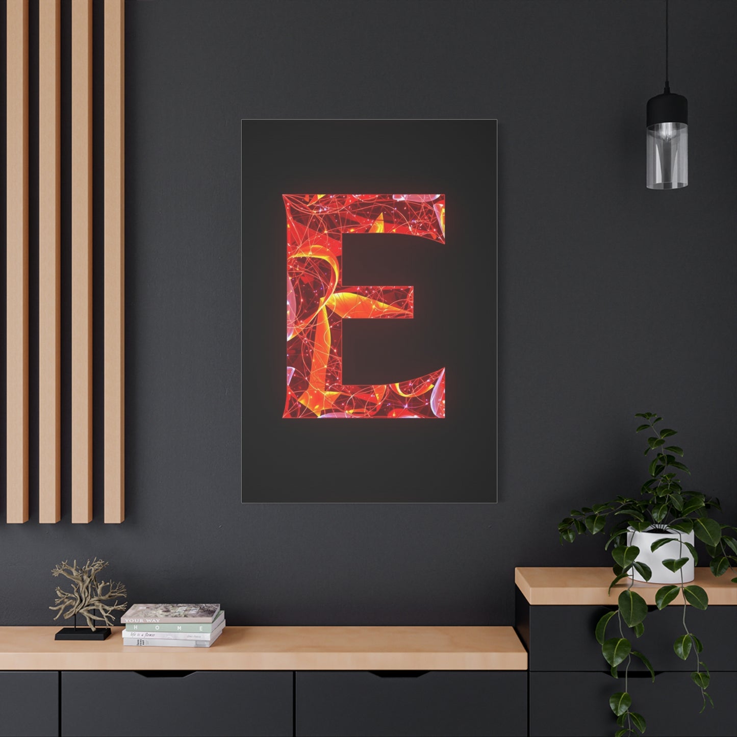 Elite The Letter E - Art Vision Wall Art & Canvas Print