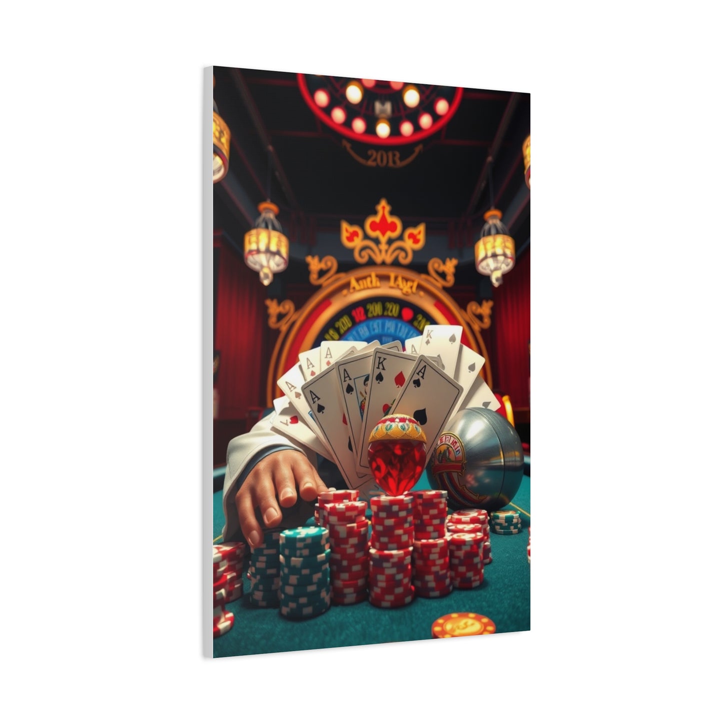 Gambling & Casino Art Refined Canvas Wall Art & Canvas Print