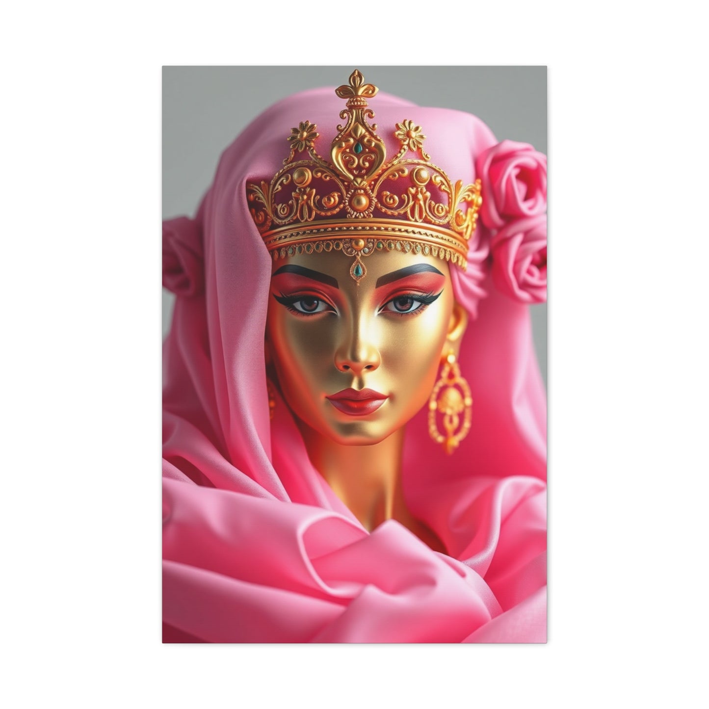 Gold & Pink Art Supreme Gallery Wall Art & Canvas Print