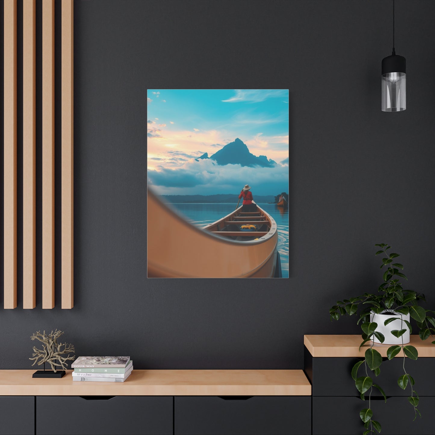 Masterpiece Canoe Art Vision Wall Art & Canvas Print