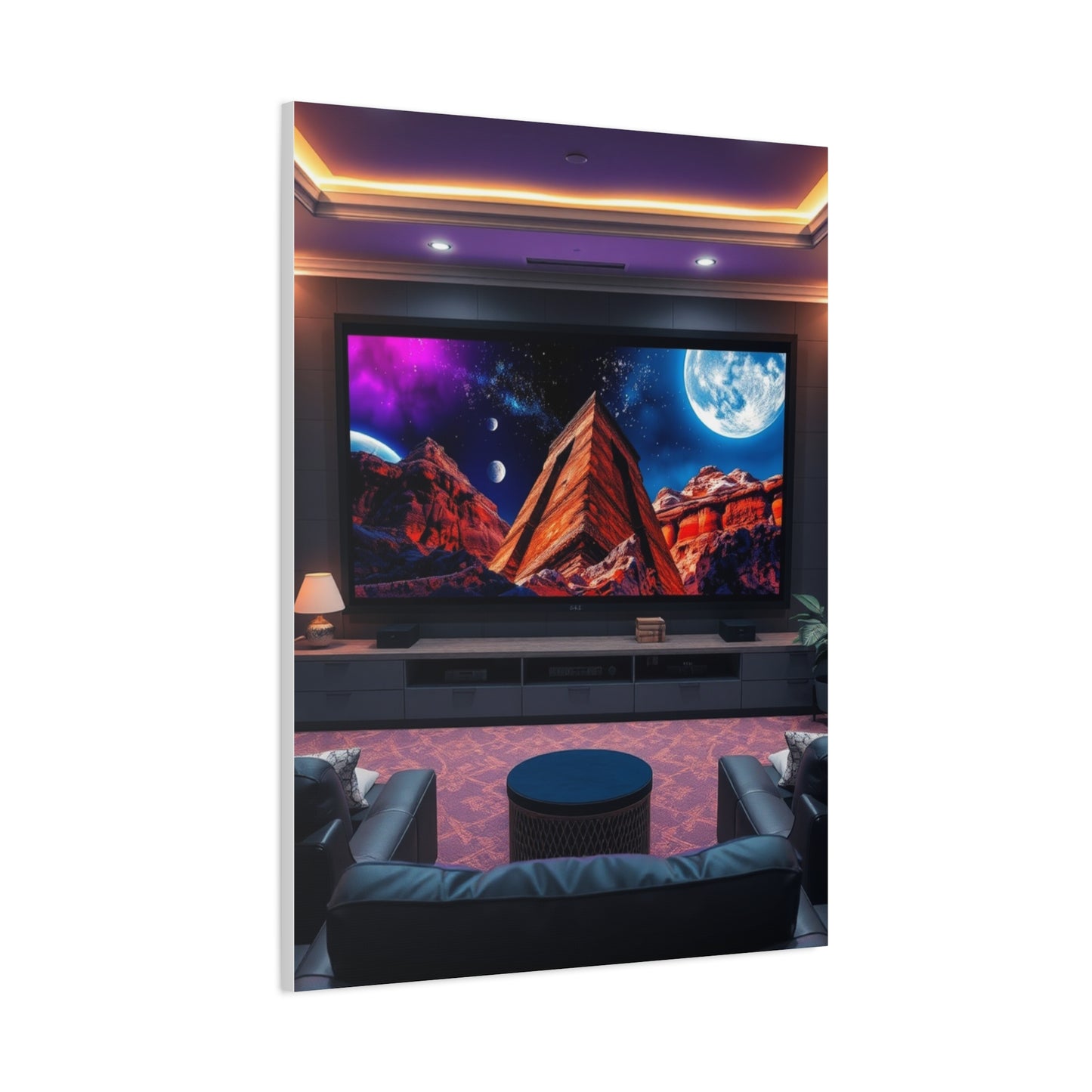 Home Theater Art Refined Canvas Wall Art & Canvas Print