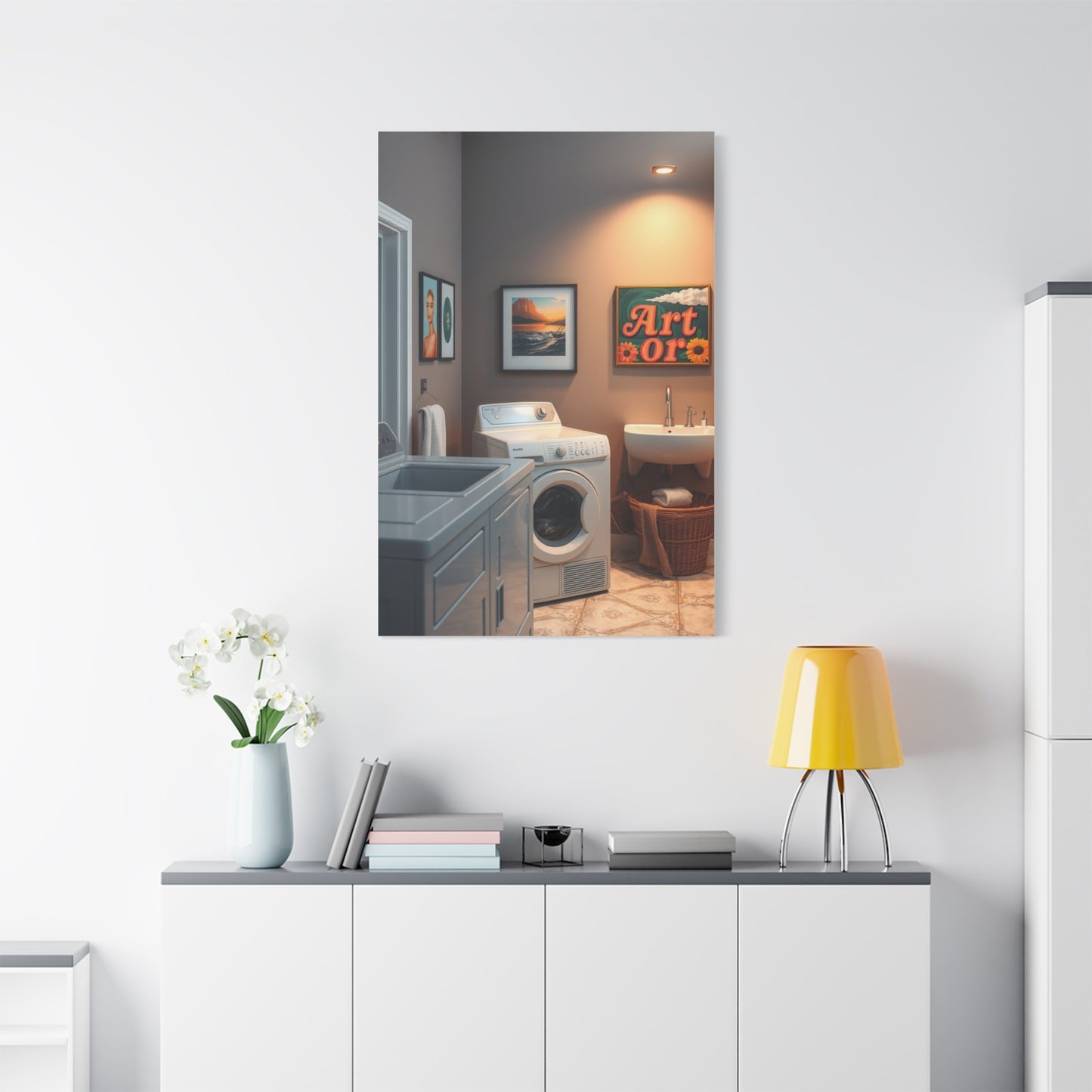 Laundry Room Art Refined Canvas Wall Art & Canvas Print