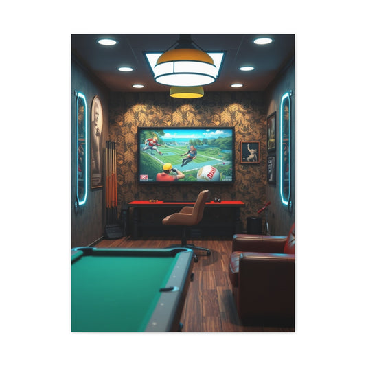 Masterpiece Game Room Art Vision Wall Art & Canvas Print