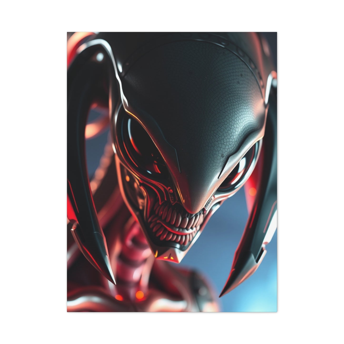 Masterpiece Alien Art Vision Wall Art & Canvas Print