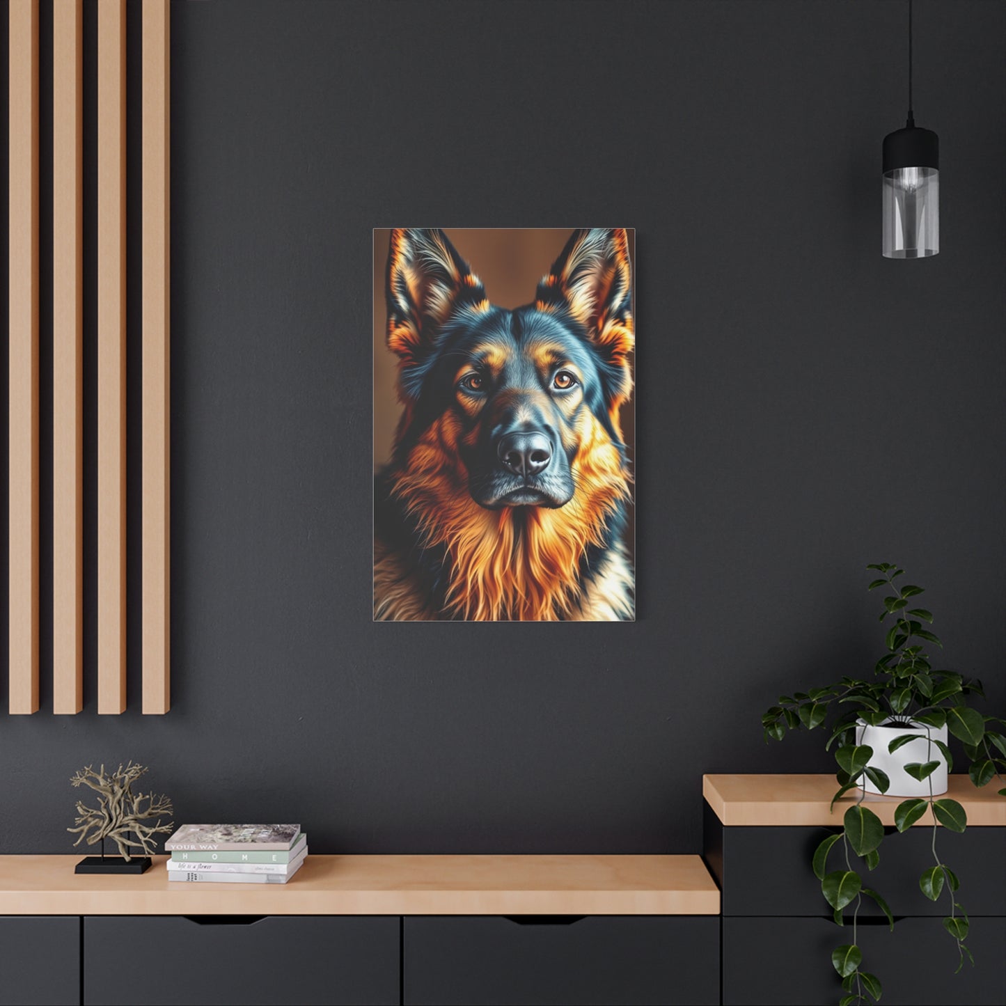 German Shepherd Art Luxury Canvas Wall Art & Canvas Print