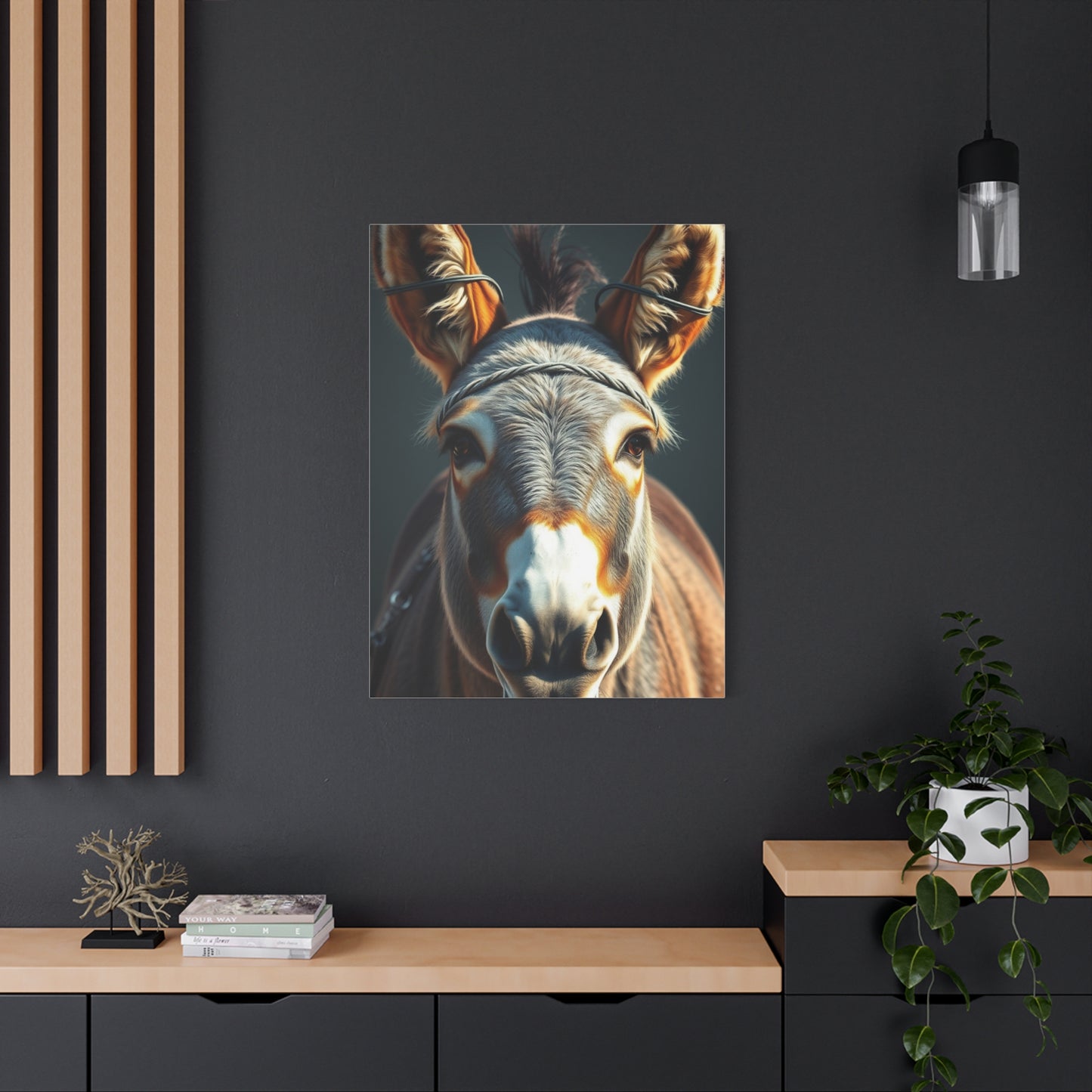 Masterpiece Donkey Art Vision Wall Art & Canvas Print