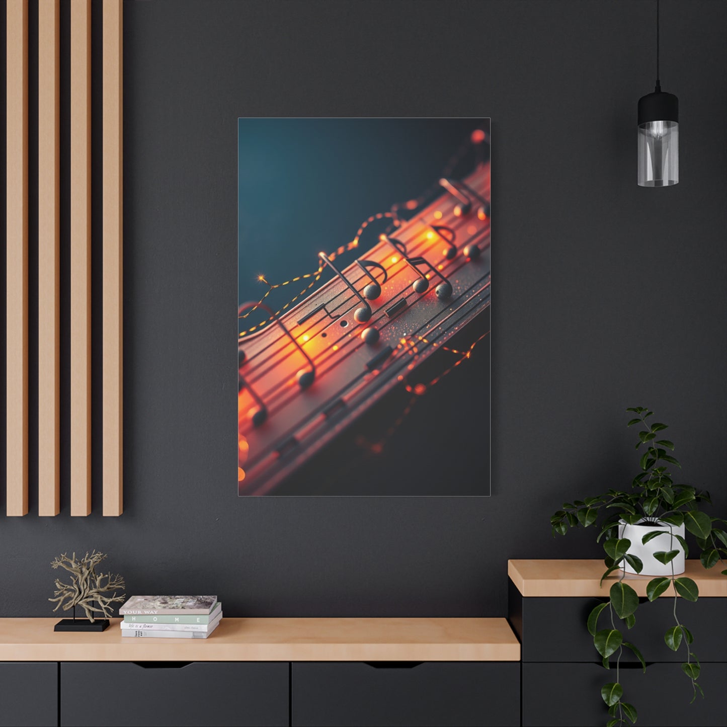 Masterpiece Musical Notes Art Vision Wall Art & Canvas Print