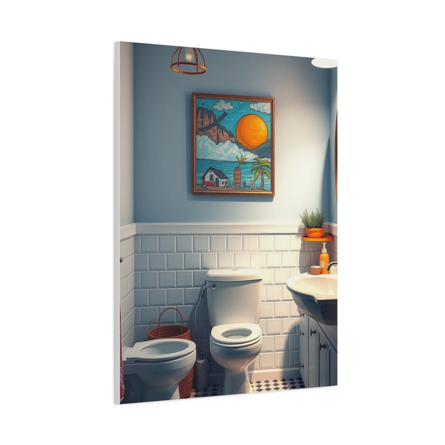 Kid’s Bathroom Art Supreme Gallery Wall Art & Canvas Print