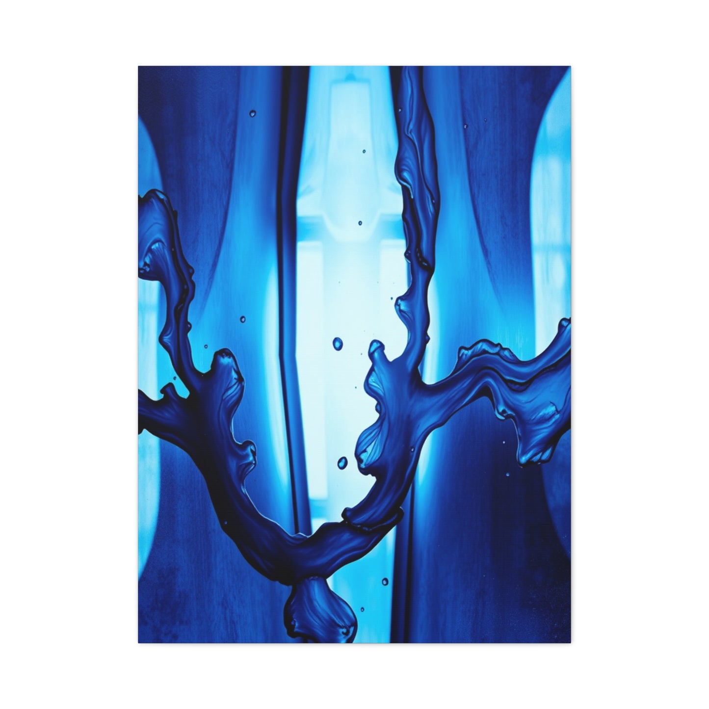 Elite Blue Abstract Art Vision Wall Art & Canvas Print