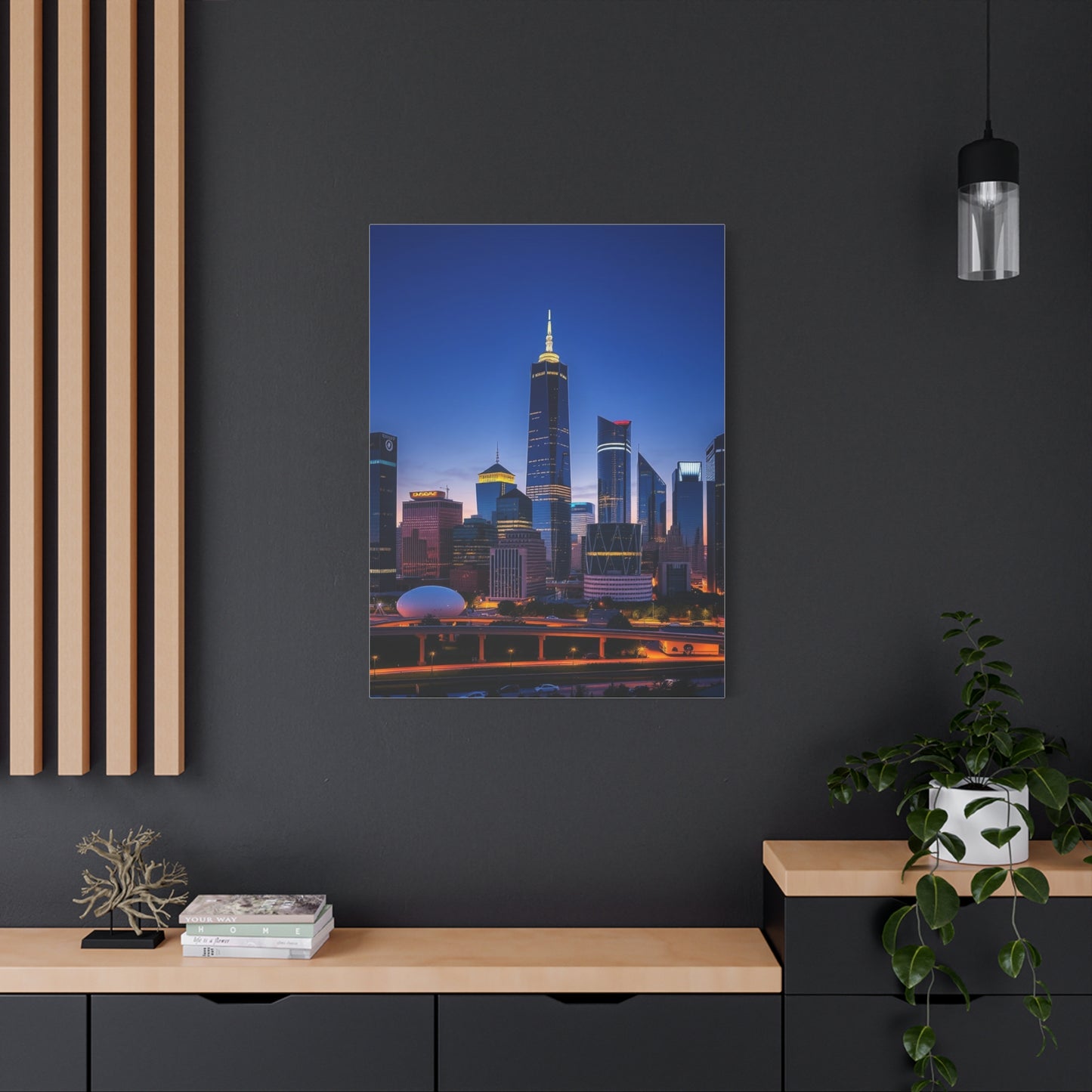 Houston Skylines Art Luxury Canvas Wall Art & Canvas Print