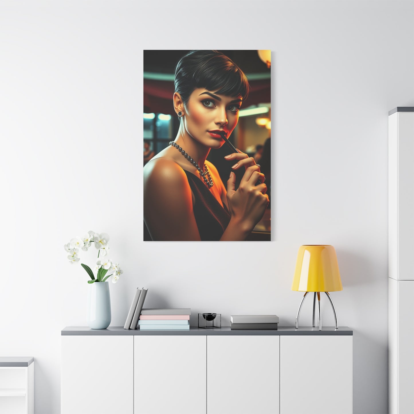 Masterpiece Breakfast At Tiffany’s Characters Art Vision Wall Art & Canvas Print