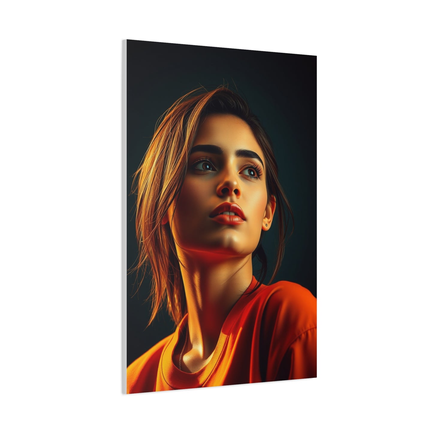 Supreme Pop of Orange Art Collection Wall Art & Canvas Print