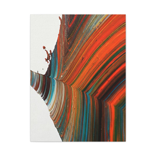 Warm Contour Flow Abstract Wall Art & Canvas Prints