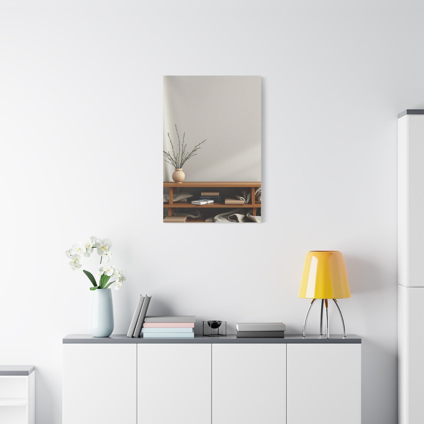 Elite Taupe, Linen, and Gray Art Vision Wall Art & Canvas Print