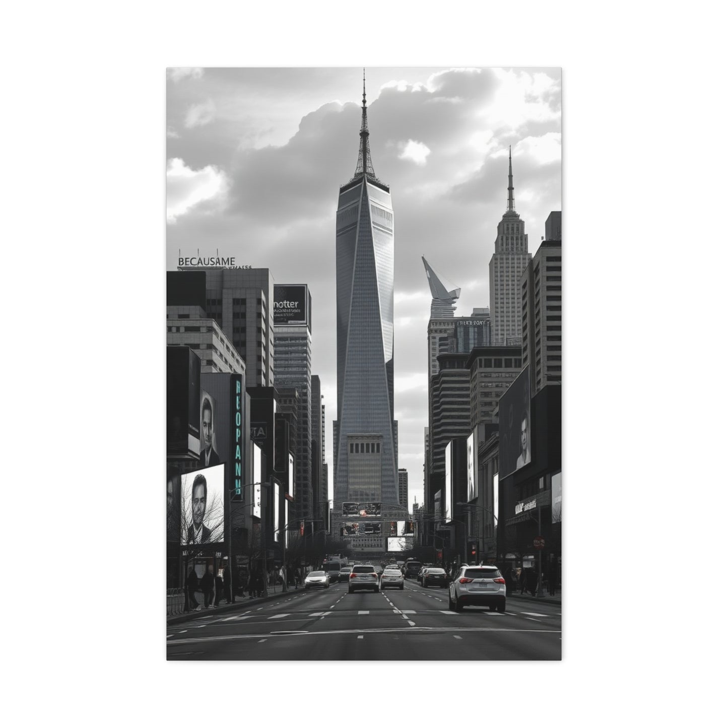 Supreme Black & White Cityscapes Art Collection Wall Art & Canvas Print