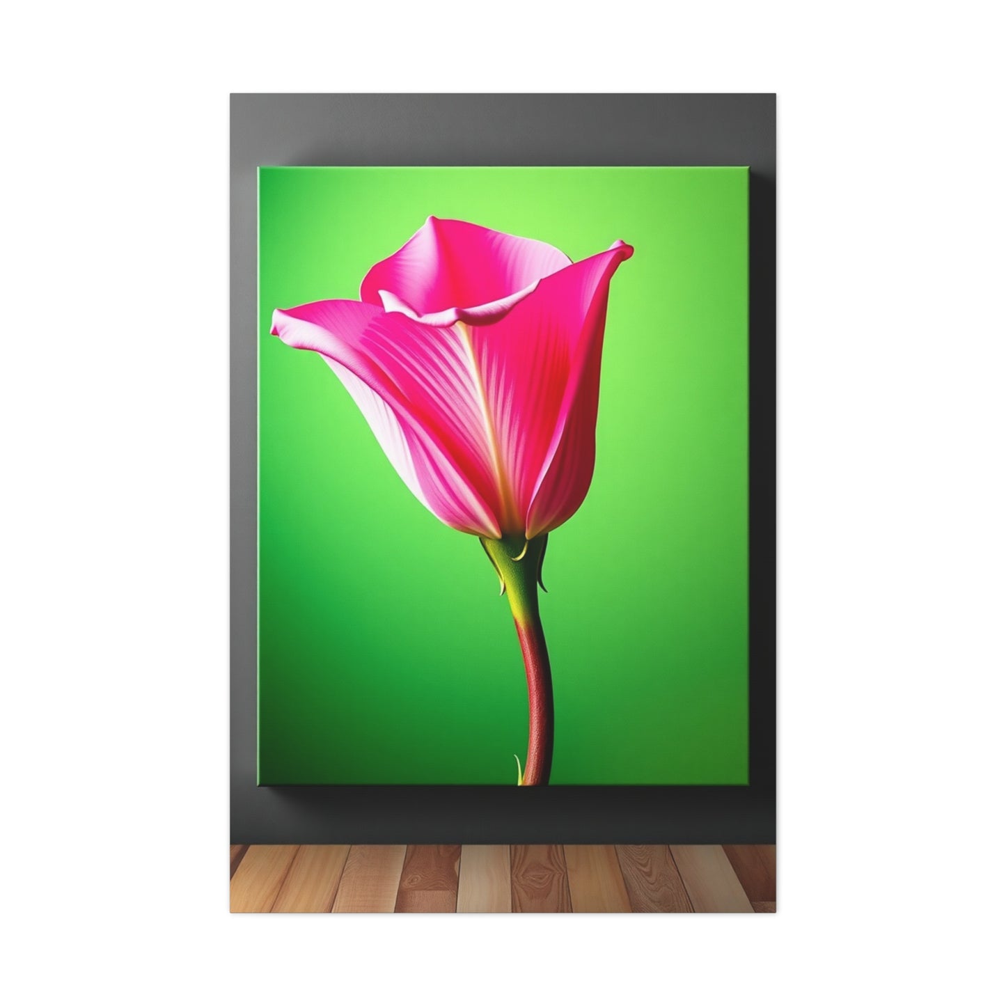 Masterpiece Green & Pink Canvas Art Vision Wall Art & Canvas Print