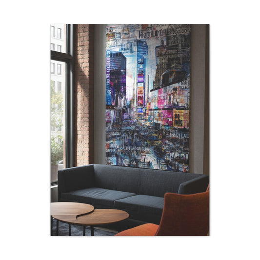 City And Culture Collage Artwork Wall Art & Canvas Print