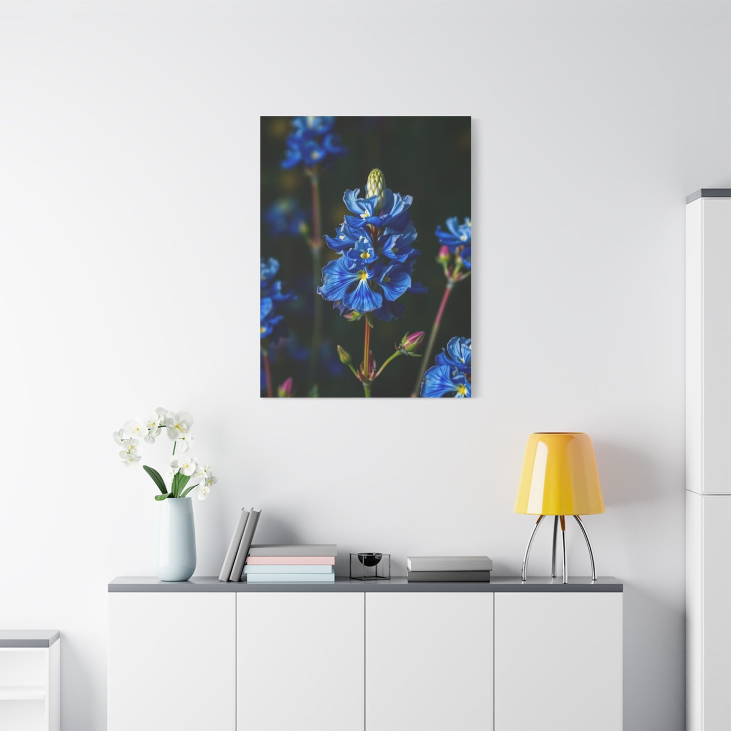 Masterpiece Bluebonnet Flower Art Vision Wall Art & Canvas Print