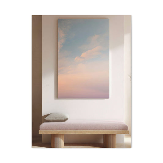Soft Horizon Spa Waiting Room Wall Art & Canvas Print