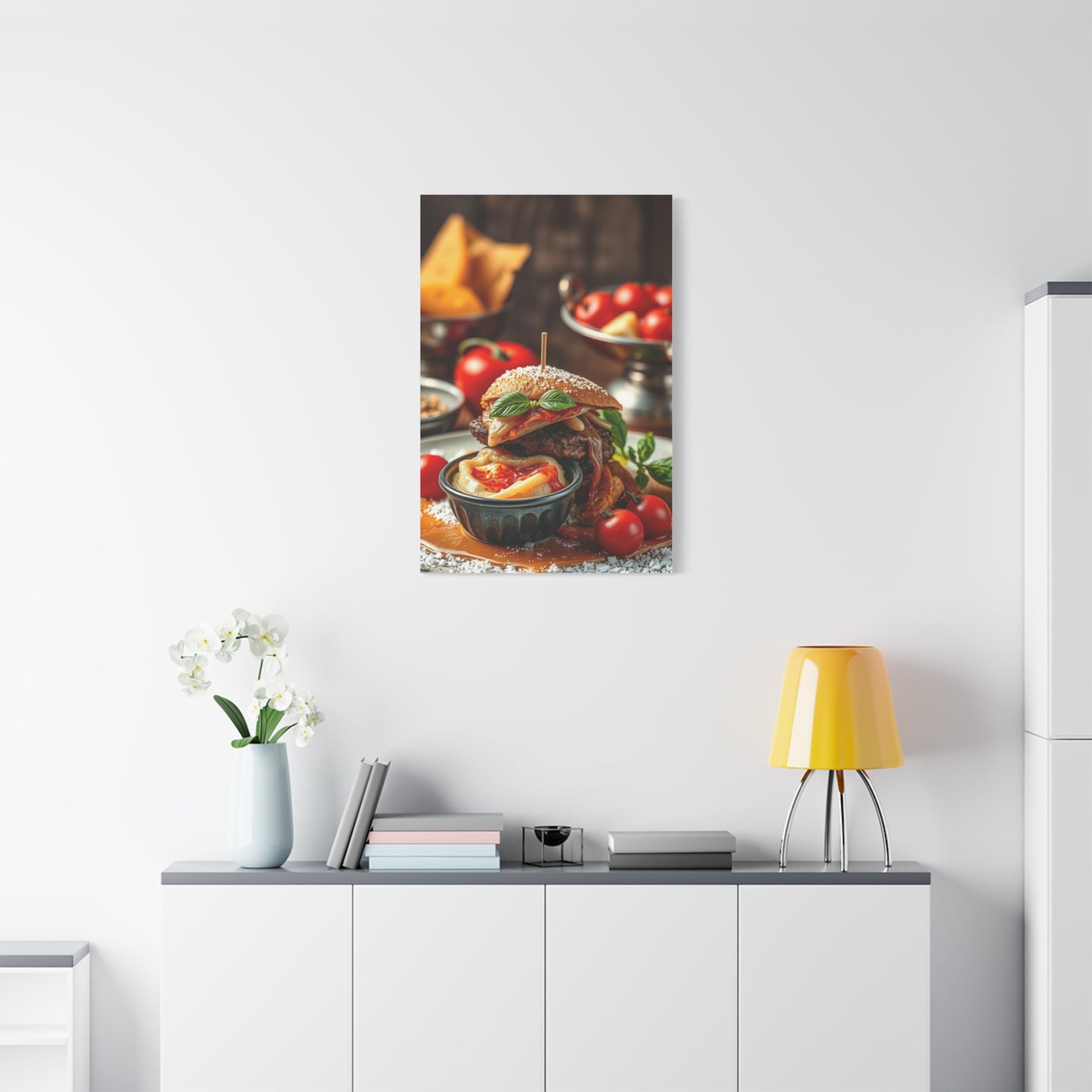 Italian Food Art Luxury Canvas Wall Art & Canvas Print