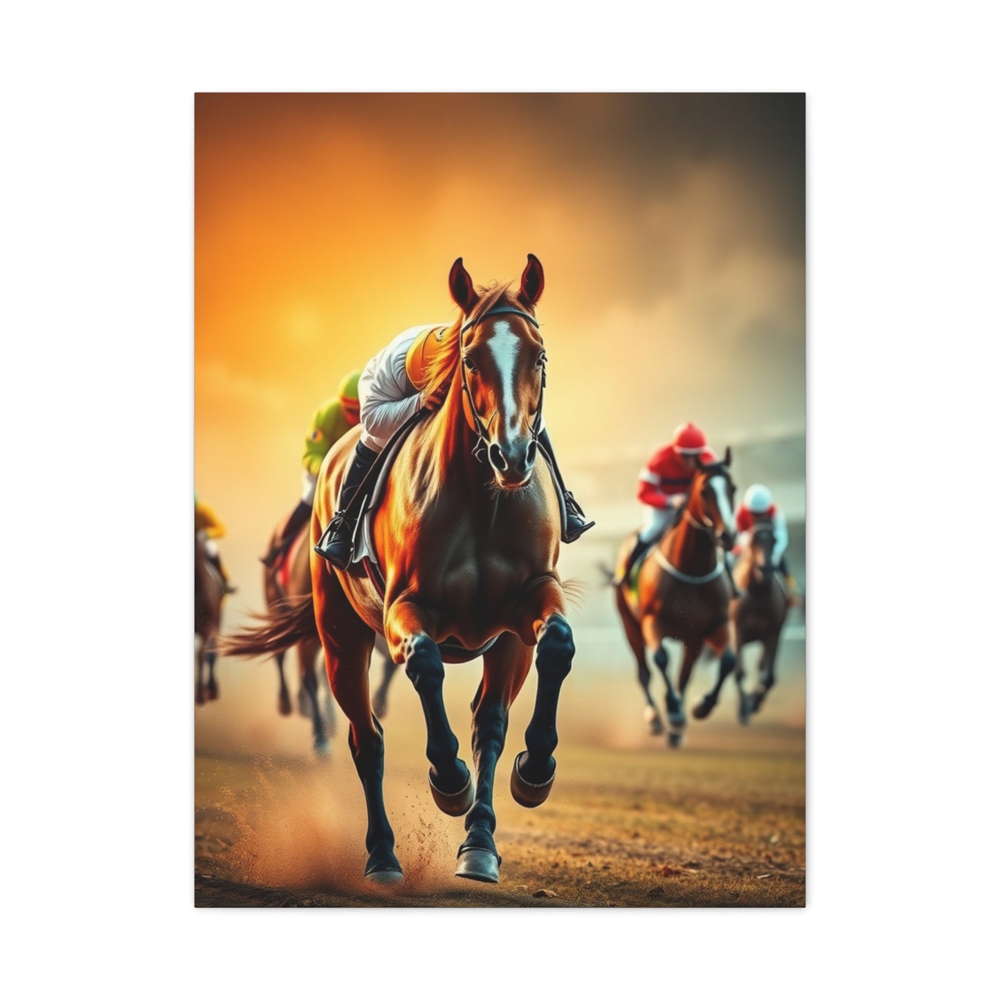 Horse Racing Art Supreme Gallery Wall Art & Canvas Print