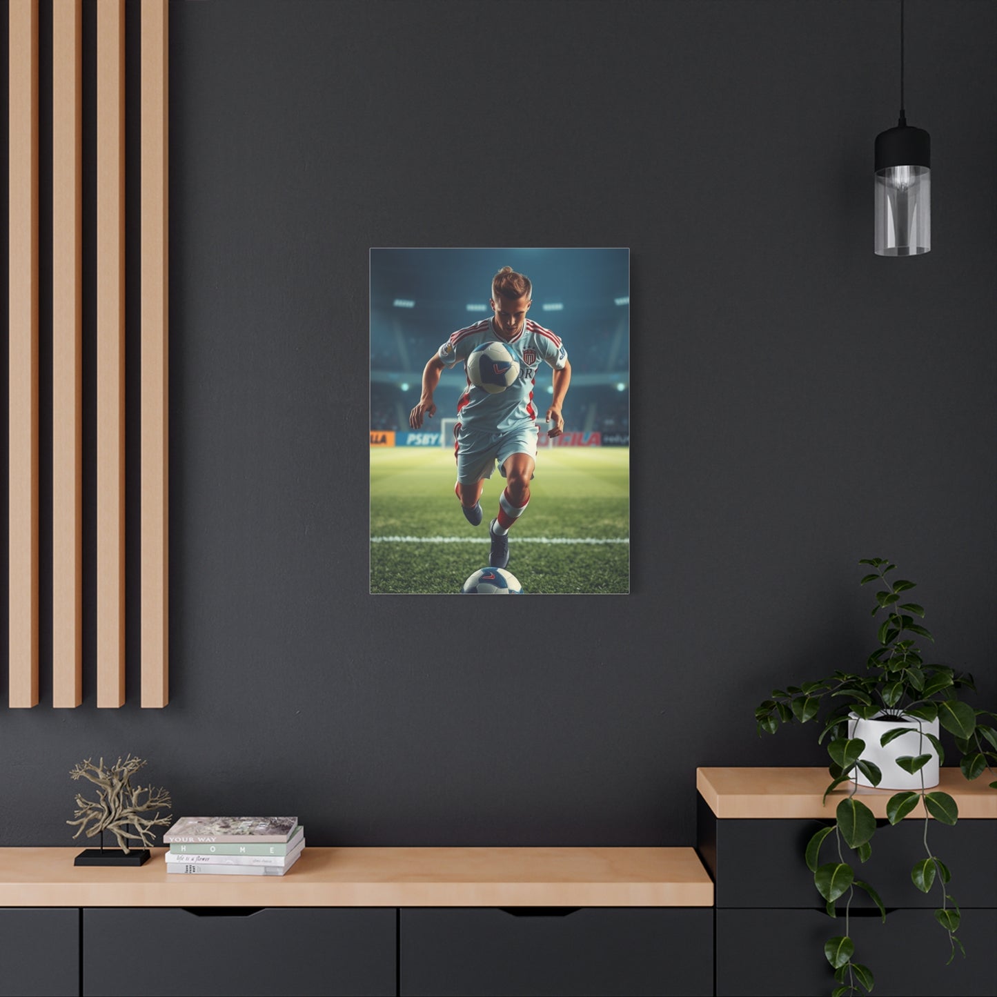 Masterpiece Soccer Art Vision Wall Art & Canvas Print