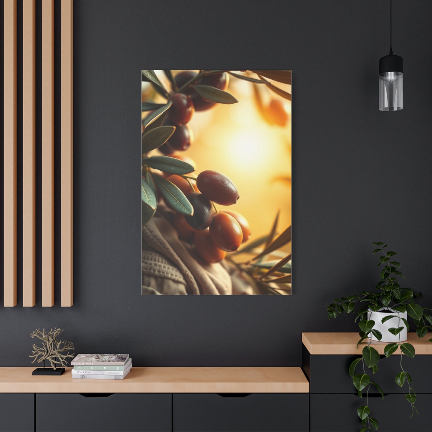 Luminous Olive Masterpiece