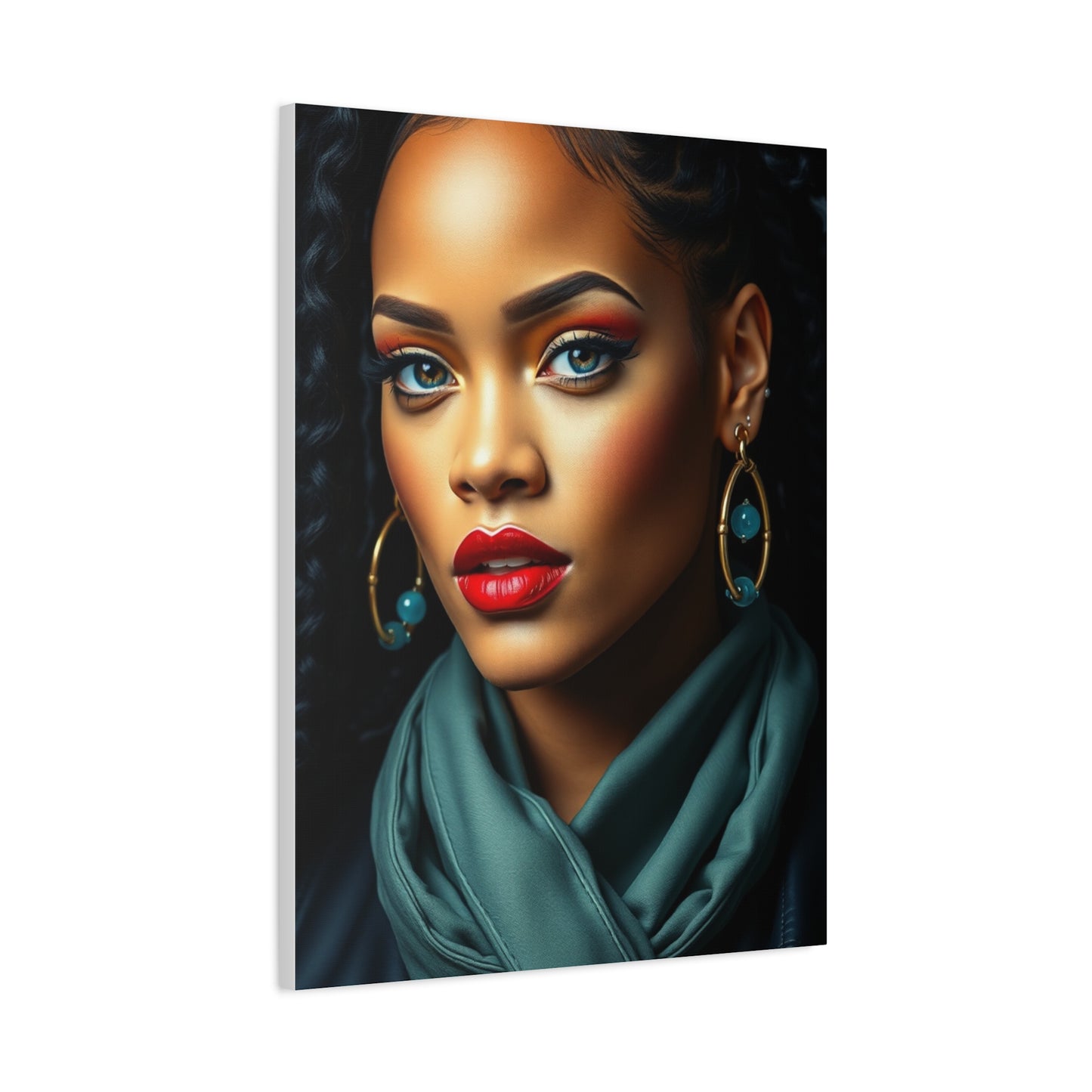 Rihannas Enchanting Aura Art Wall Art & Canvas Print