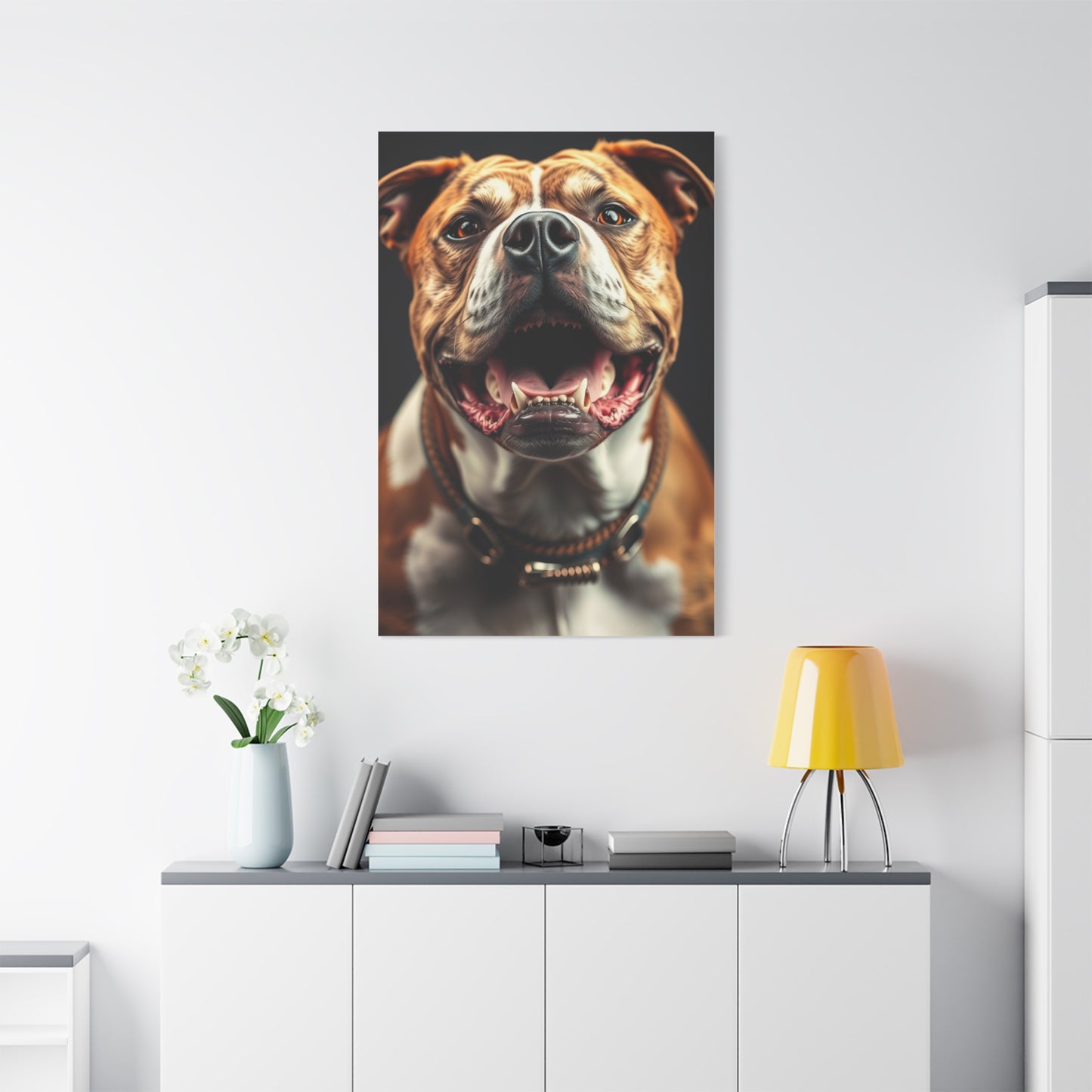 Pit Bull Art Supreme Gallery Wall Art & Canvas Print