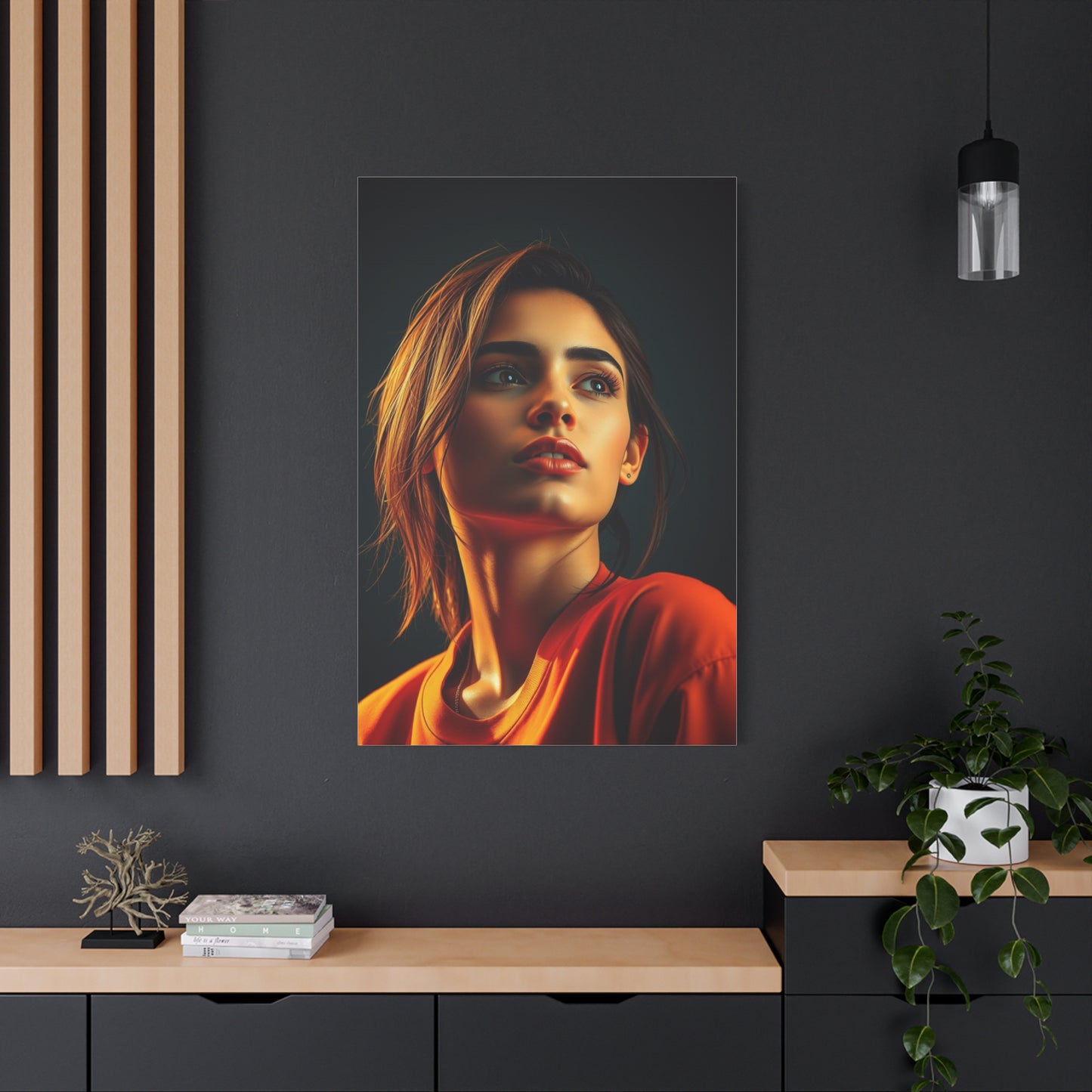 Supreme Pop of Orange Art Collection Wall Art & Canvas Print
