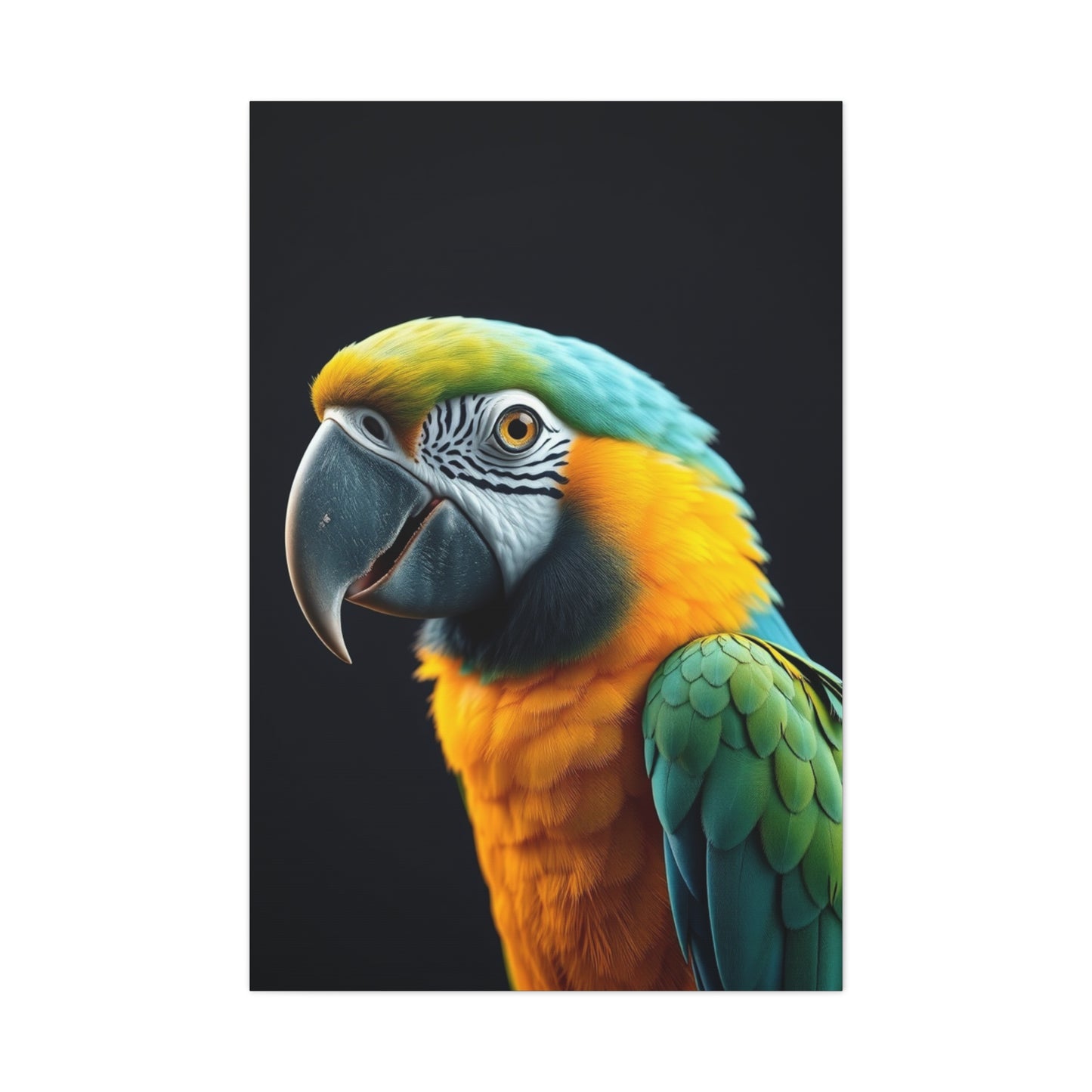 Masterpiece Parrot Art Vision Wall Art & Canvas Print