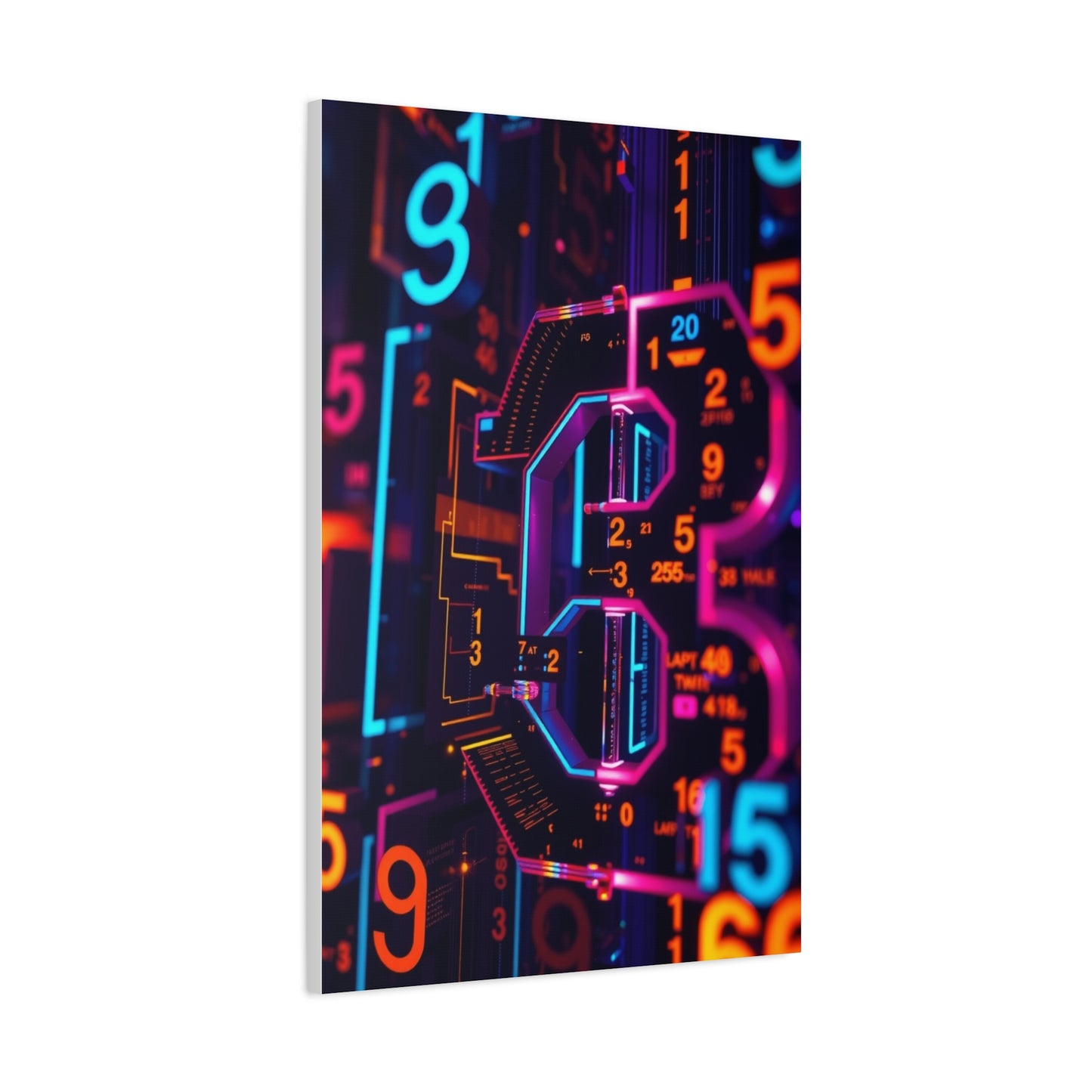 Elite Numbers Art Vision Wall Art & Canvas Print