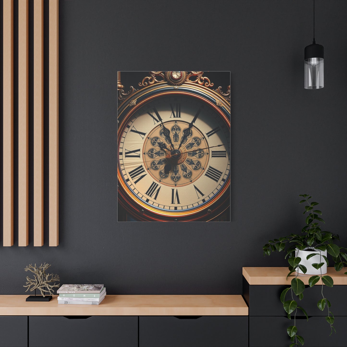 Masterpiece Clock Art Vision Wall Art & Canvas Print