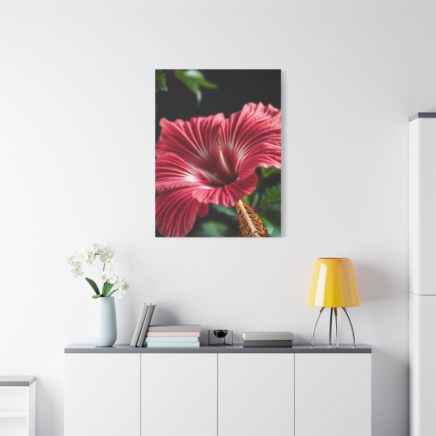 Hibiscus Flower Art Supreme Gallery Wall Art & Canvas Print