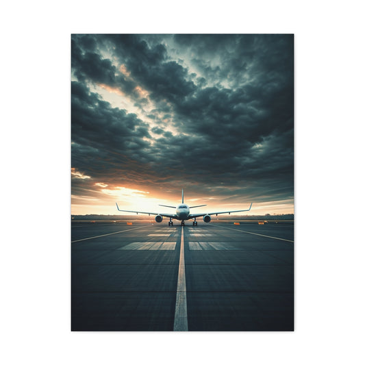 Runway Departure Storm Sky Wall Art & Canvas Prints.