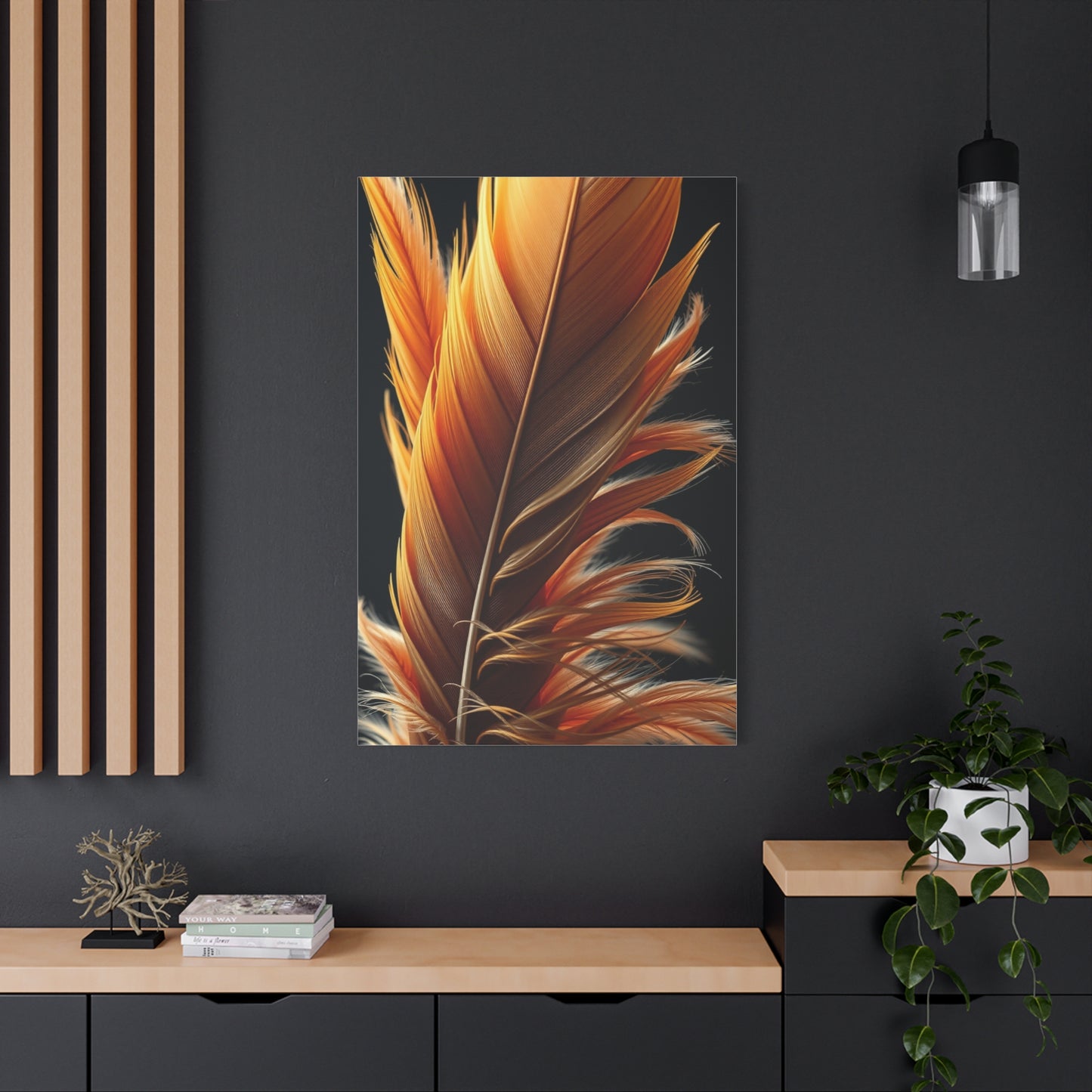 Masterpiece Feather Art Vision Wall Art & Canvas Print