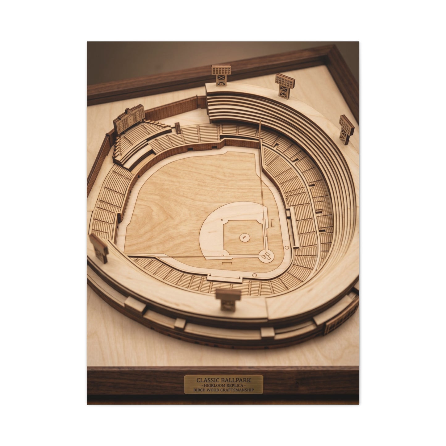 Classic Ballpark Replica Sports Wall Art & Canvas Print